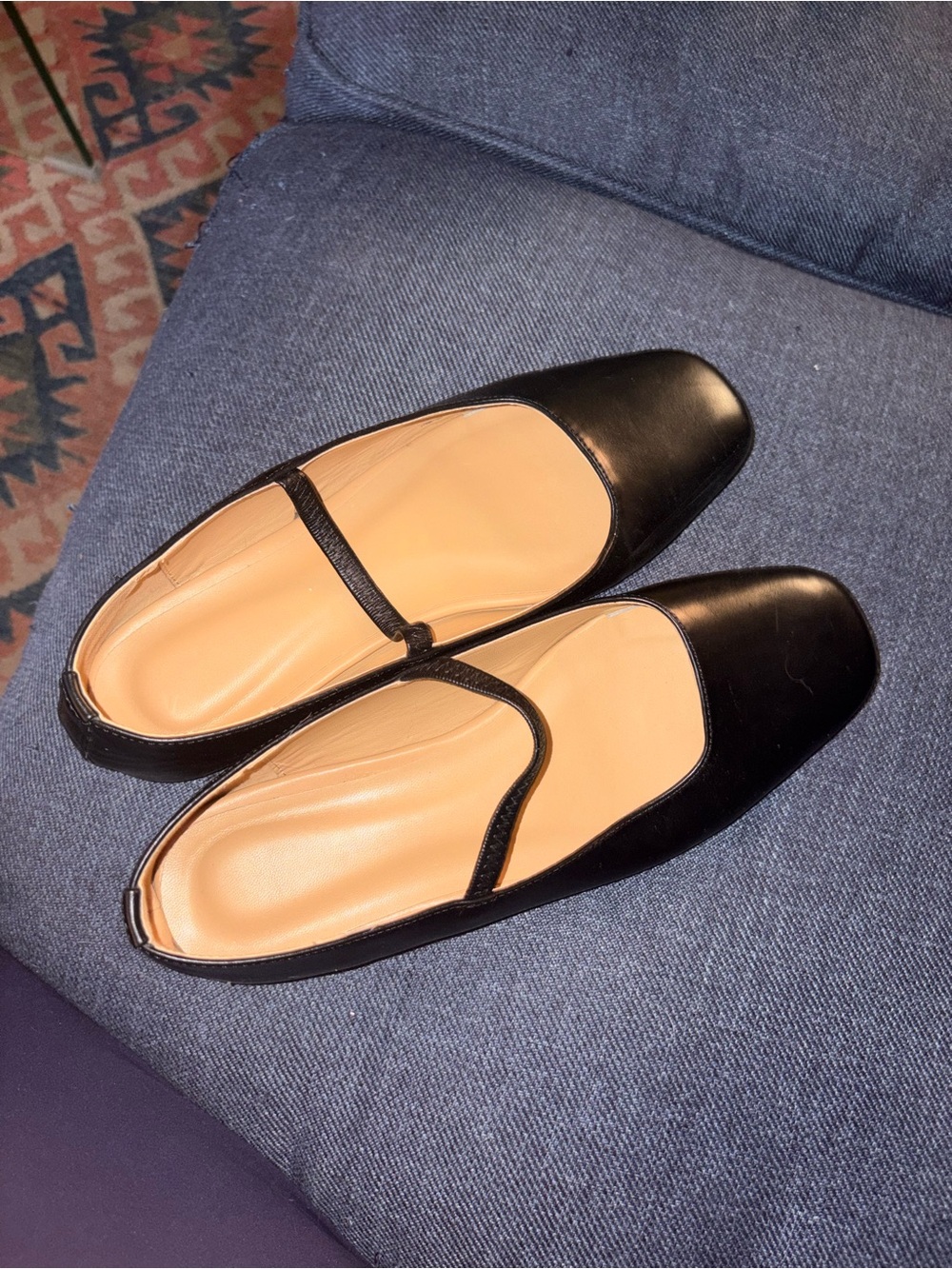 Black Women's Mary Jane Flats - Unbranded